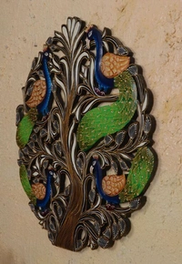 BK Exports Wooden Hand Painted Wall Decor & Hanging For Home - Wooden, Pack of1